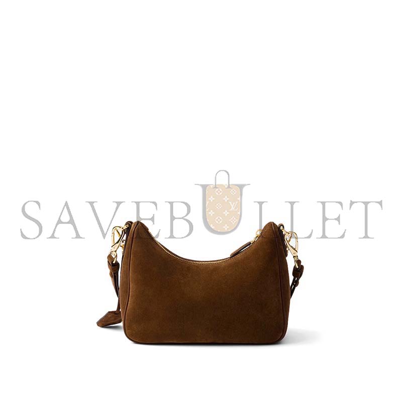 Pra*a mini re-edition shoulder bag in suede (22*18*6cm)